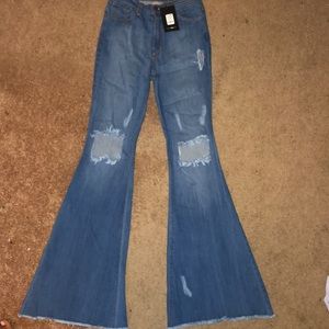 Fashion nova flare jeans